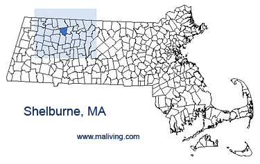 Shelburne, MA Map