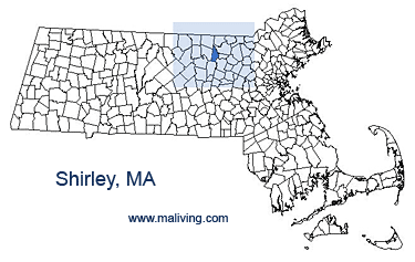 Shirley, MA Map