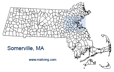 Somerville, MA Map