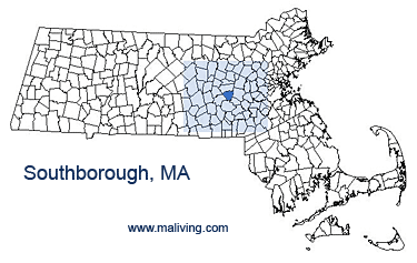 Southborough, MA Map