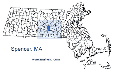 Spencer, MA Map Spencer, MA Map