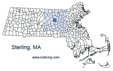 Sterling, MA Map