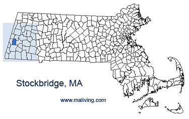 Stockbridge, MA Map