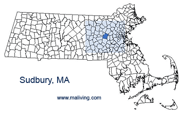 Sudbury, MA Map