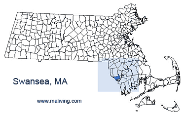 Swansea, MA Map