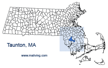 Taunton, MA Map