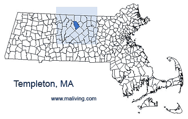 Templeton, MA Map