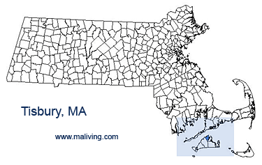 Tisbury, MA Map