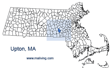 Upton, MA Map