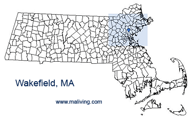 Wakefield, MA Map