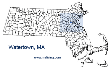 Watertown, MA Map