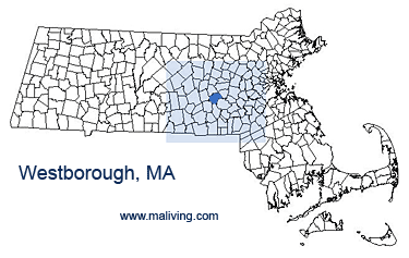 Westborough, MA Map