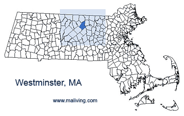 Westminster, MA Map