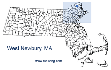 West Newbury, MA Map