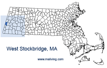 West Stockbridge, MA Map