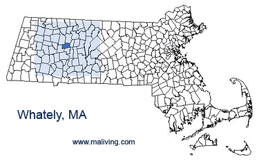 Whately, MA Map