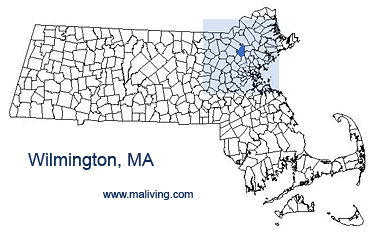 Wilmington, MA Map