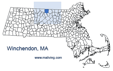 Winchendon, MA Map