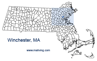 Winchester, MA Map