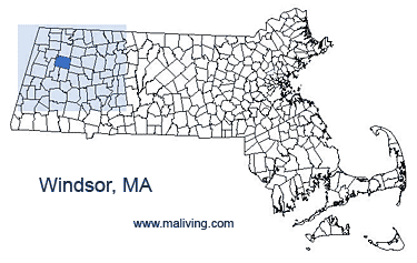 Windsor, MA Map